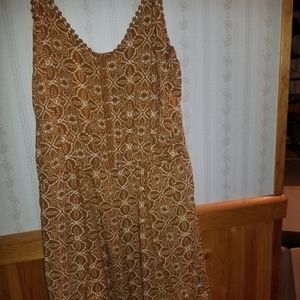 Brown/orange dress